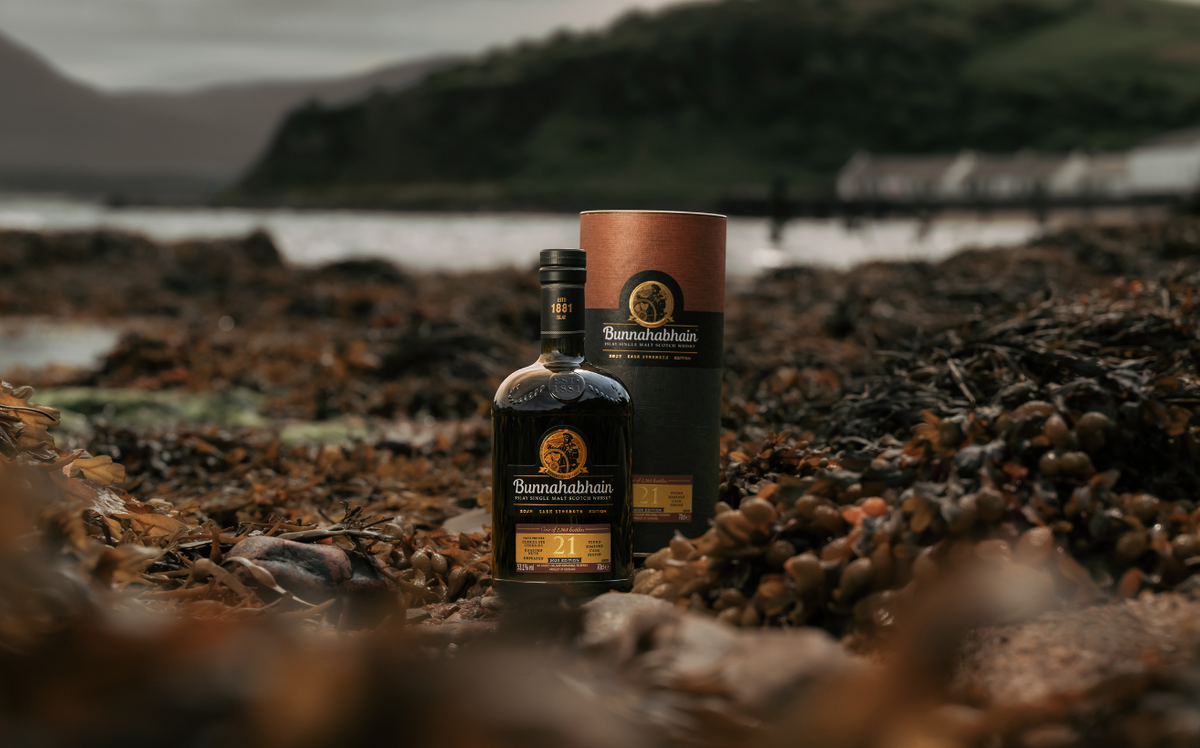 Bunnahabhain 21 Year Old Cask Strength 2025 Edition at Bunnahabhain Bay