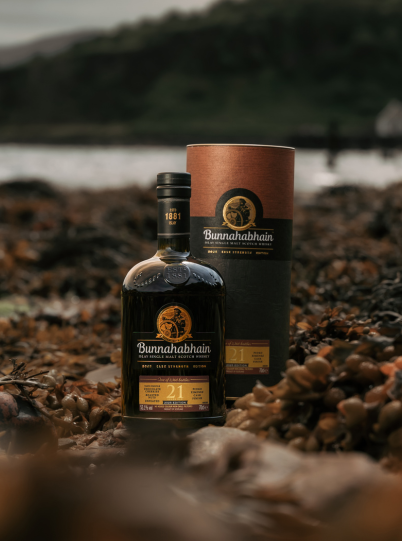 Bunnahabhain 21 Year Old Cask Strength 2025 Edition at Bunnahabhain Bay