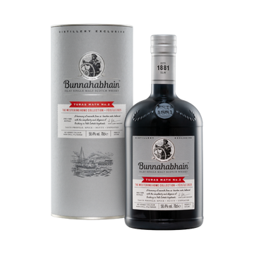 Bunnahabhain Turas Math No.2 Palo Cortado Cask Finish Bottle and Pack