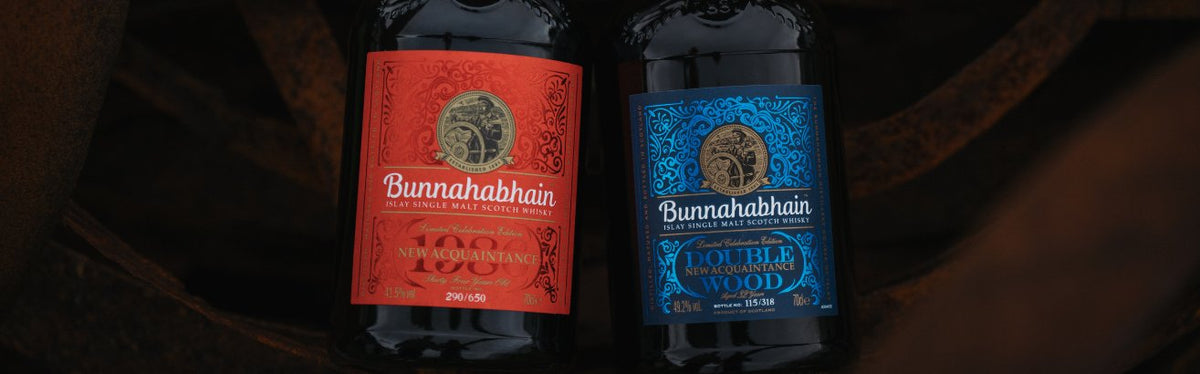 Distillery exclusive whisky bottles from Bunnahabhain