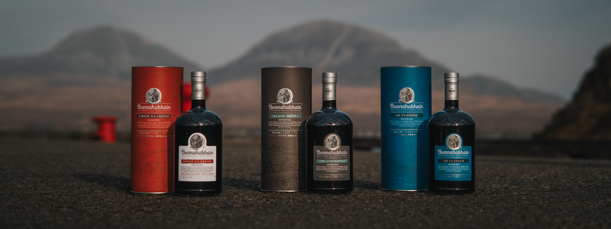 travel retail whisky by Bunnahabhain