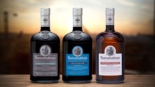 travel retail whisky by Bunnahabhain