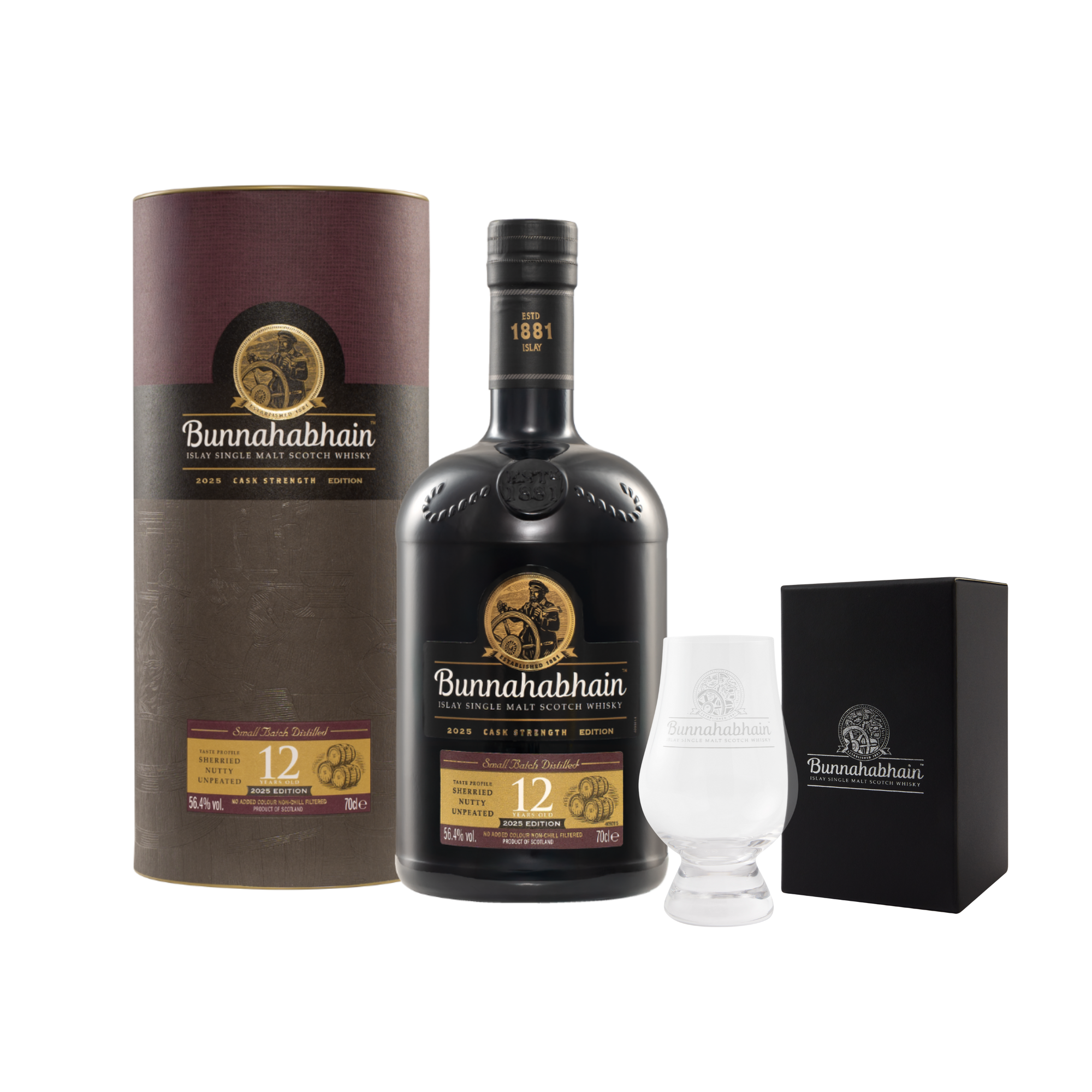 12 Year Old Cask Strength with Glencairn Bundle