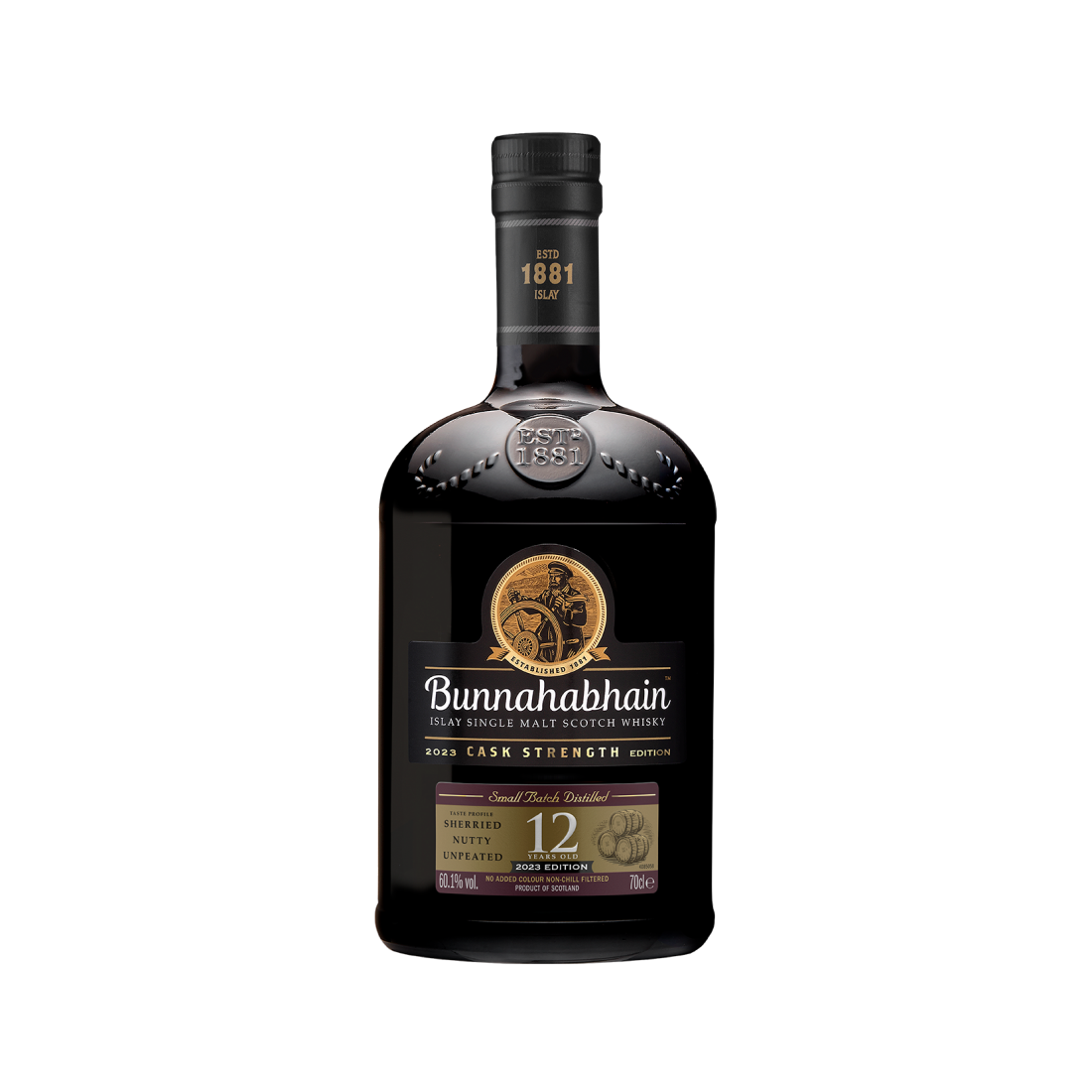Bunnahabhain 12 Year Old Cask Strength 2025 Edition No Background