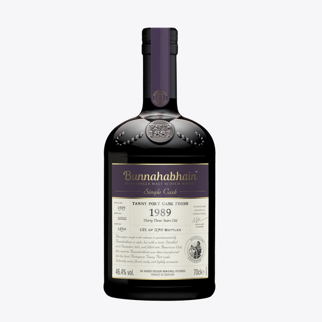 Single Cask Release - Rare 1989 Tawny Port Cask Finish