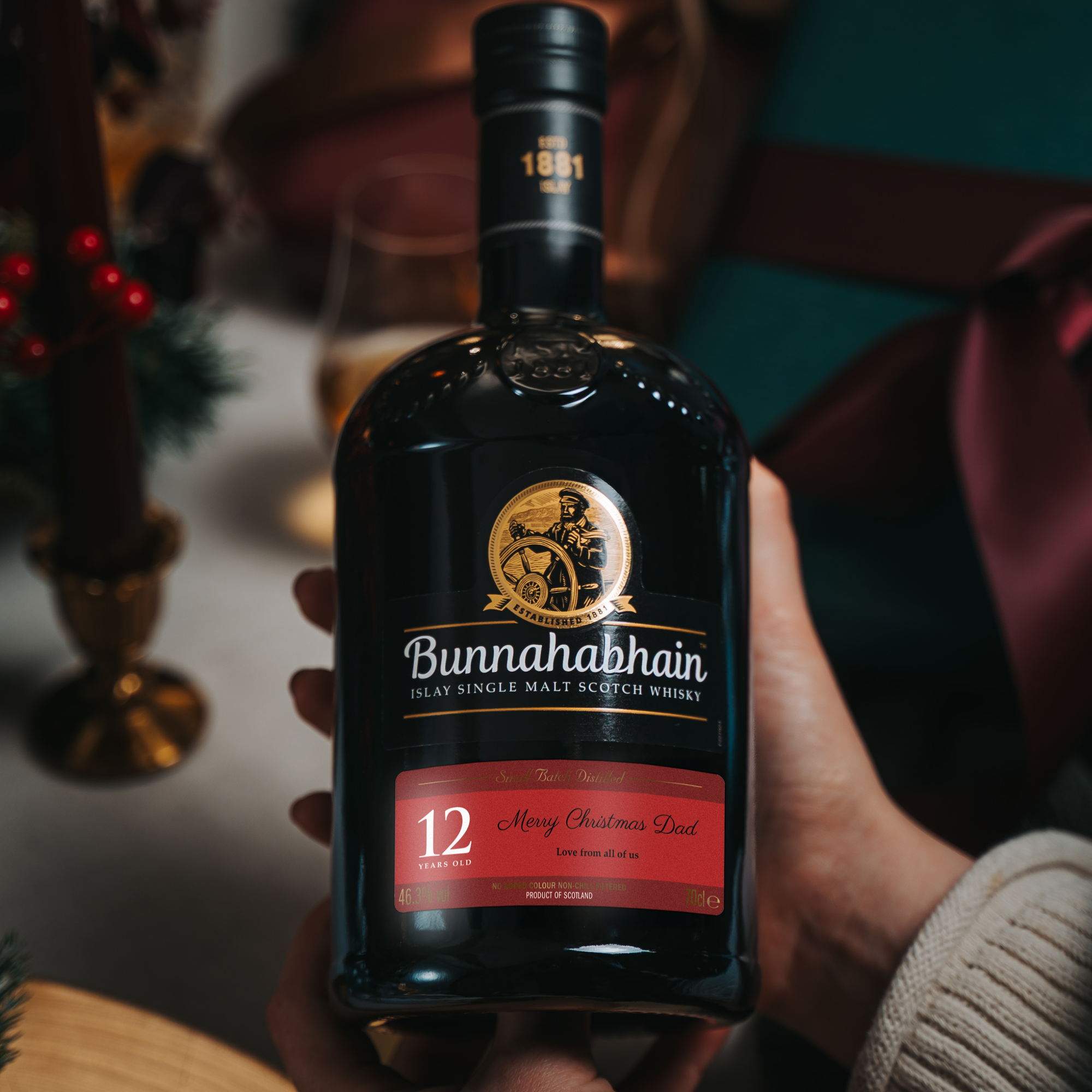 Personalised Bunnahabhain 12 Year Whisky