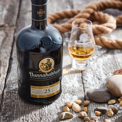 Bunnahabhain 25 bottle and box