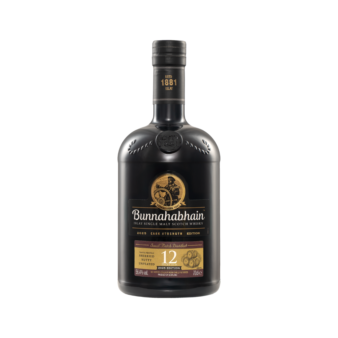 Bunnahabhain 12 Year Old Cask Strength 2025 Edition No Background