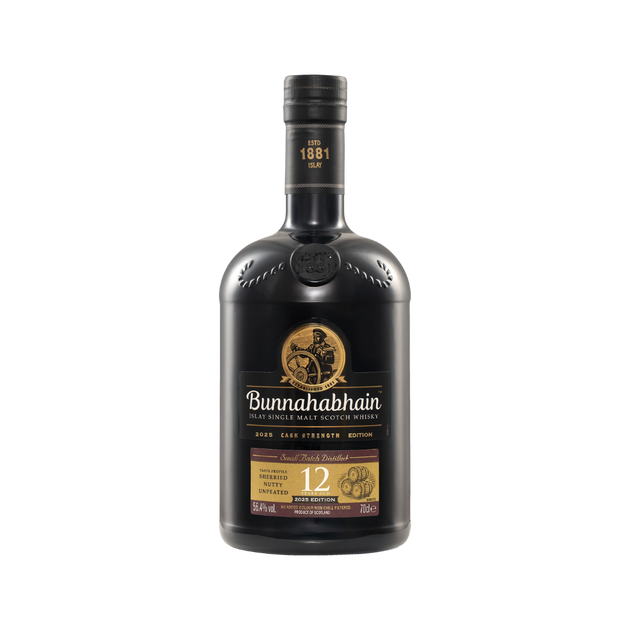 Bunnahabhain 12 Year Old Cask Strength 2025 Edition No Background