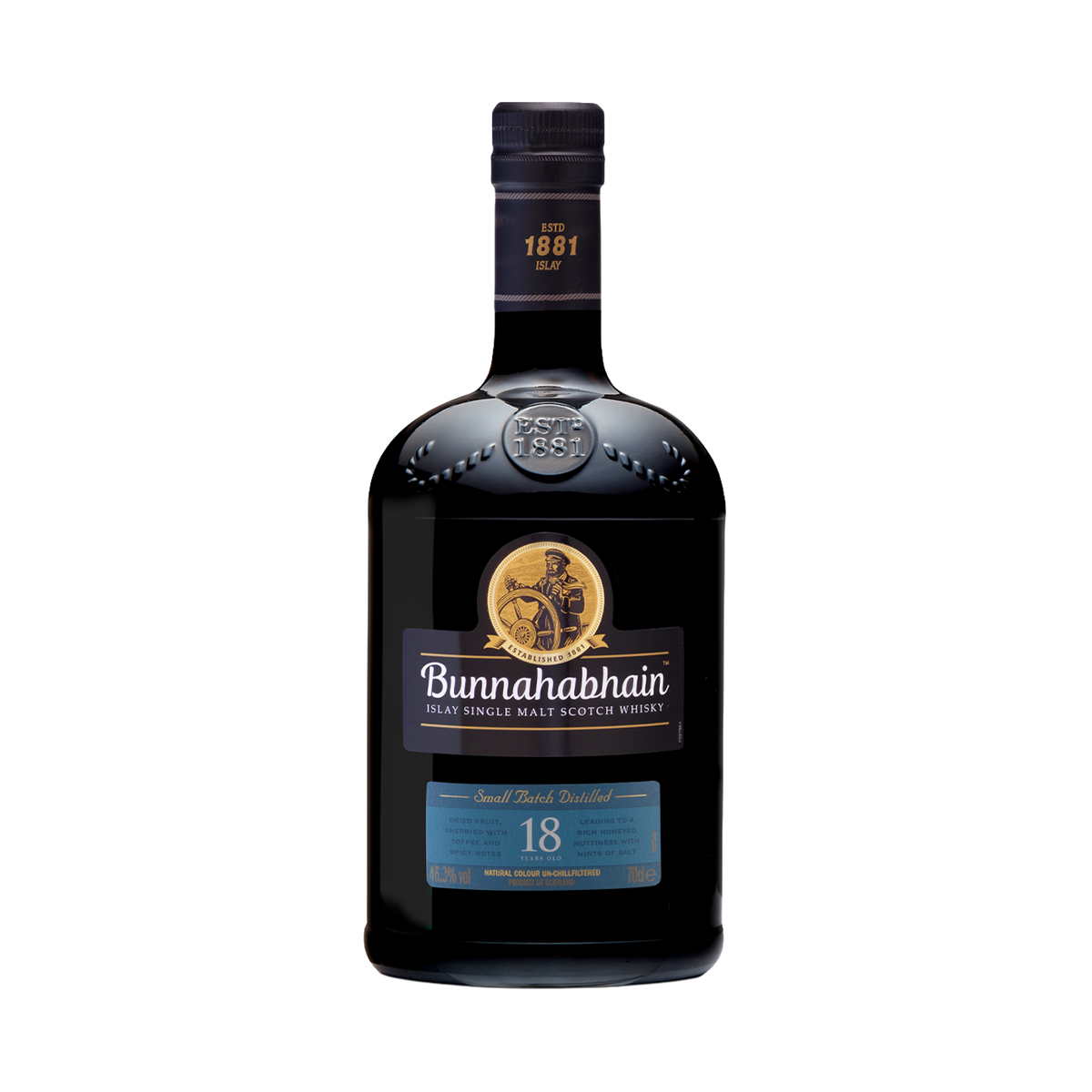 Bunnahabain 18 Year Old Bottle