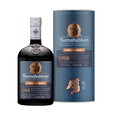Bunnahabhain 1998 Manzanilla Cask Finish Bottle and Pack