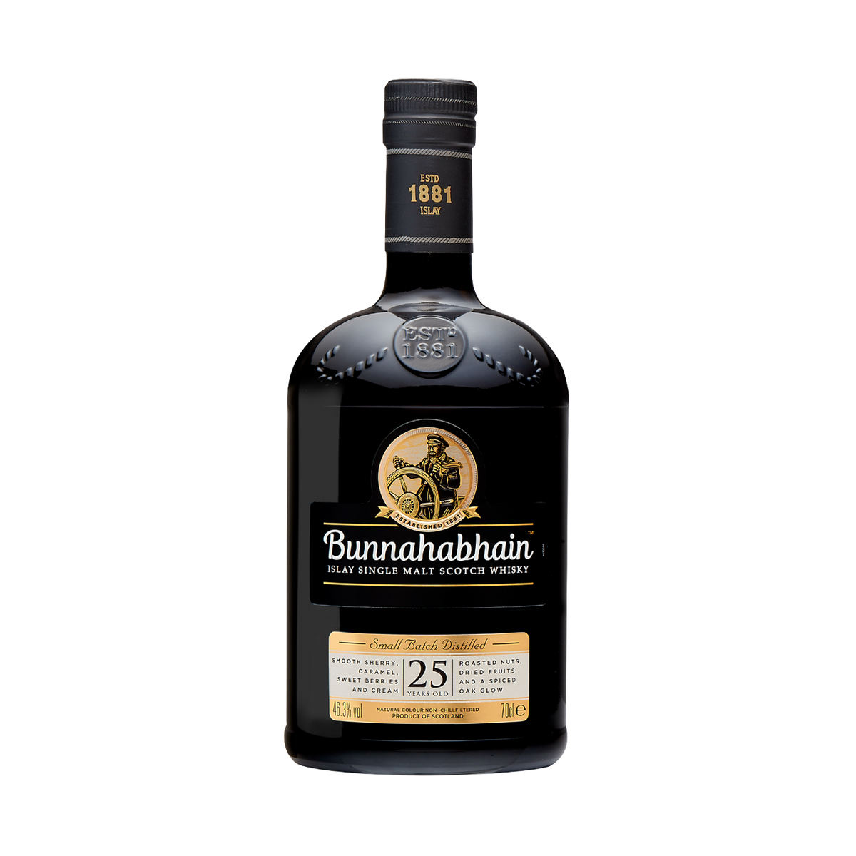 Bunnahabhain 25 Year Old Bottle