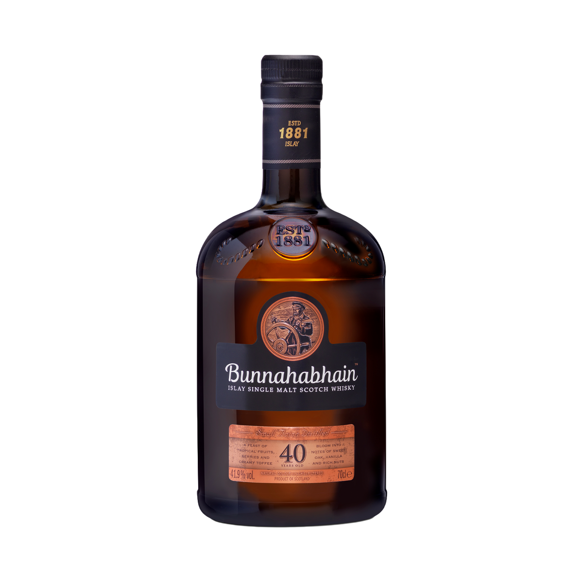 Bunnahabhain 40 Year Old Bottle