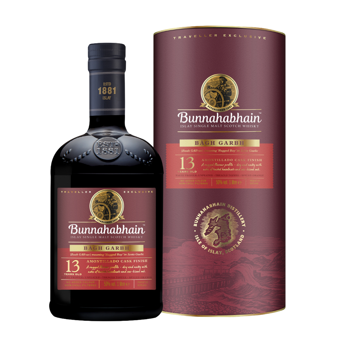Bunnahabhain Bagh Garbh Bottle and Pack