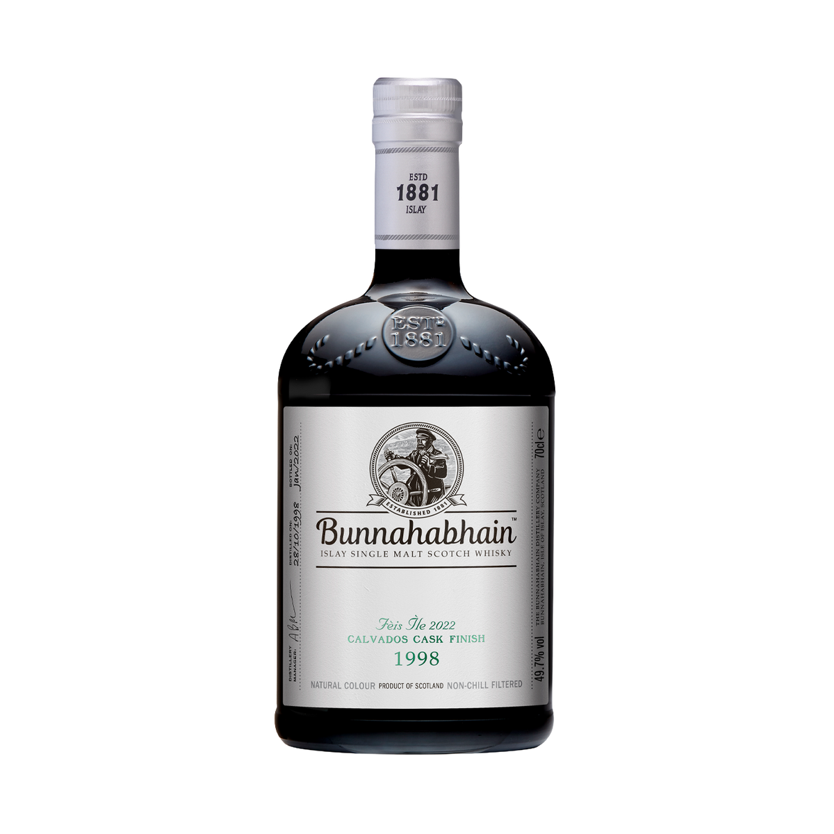 Bunnahabhain Feis Ile 2002 Calvados Cask Finish 1998 Bottle