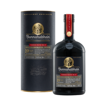 Bunnahabhain Turas Math No.3 19 Year Old Armagnac Cask Finish Bottle and Pack