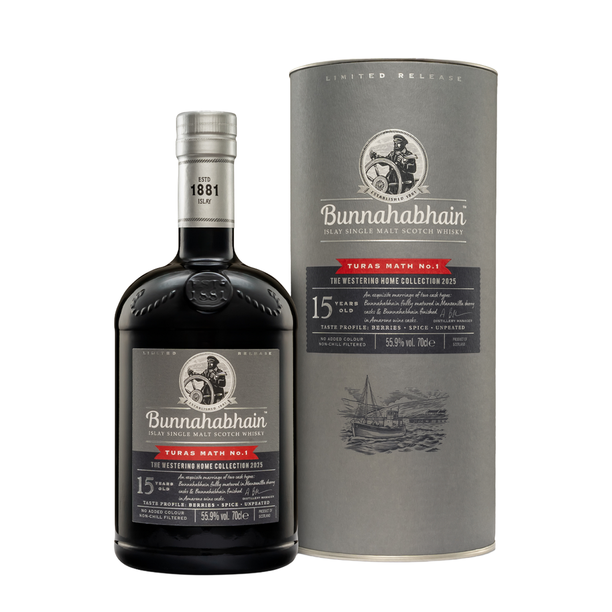 Bunnahabhain Turas Math No.1 Bottle and Pack