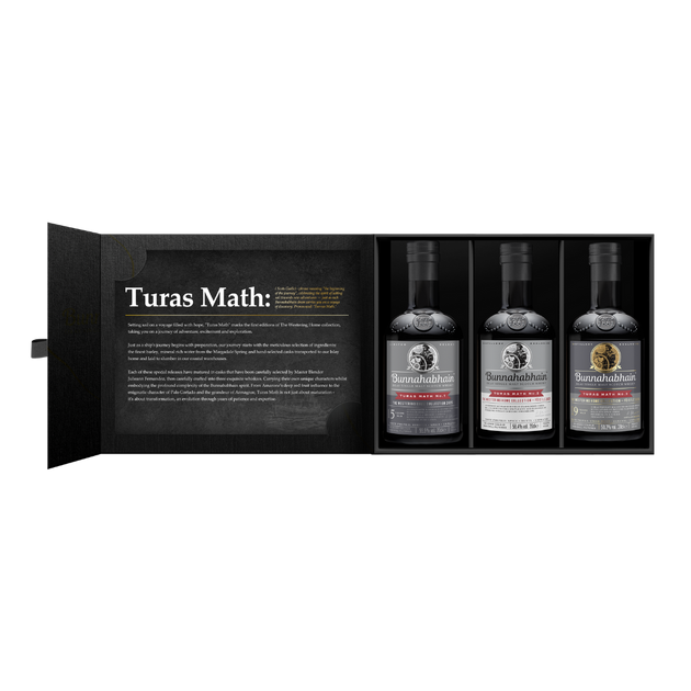 Bunnahabhain Westering Home Collection Gift Set Open