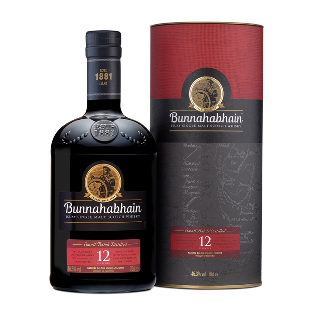 Bunnahabhain 12 bottle and box