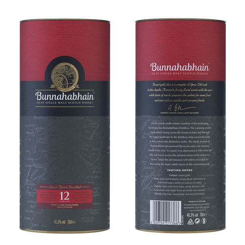 Bunnahabhain 12 bottle and box