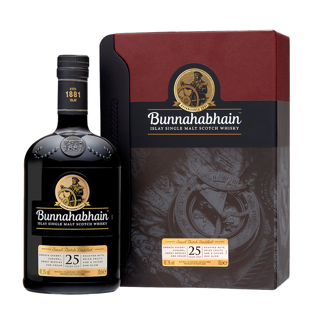 Bunnahabhain 25 bottle and box