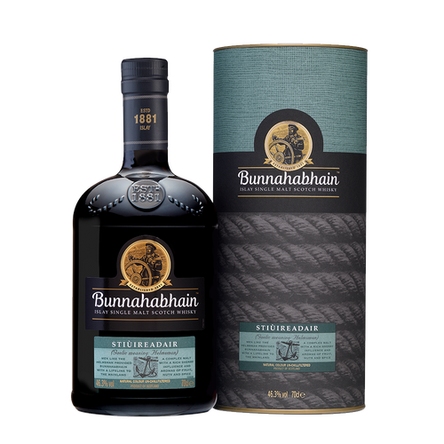 Bunnahabhain Stiuireadair whisky bottle