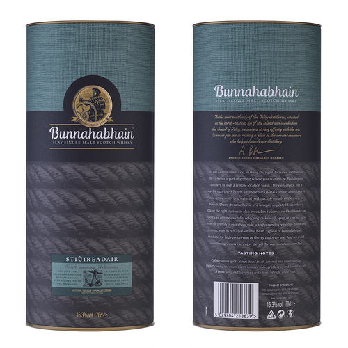 Bunnahabhain Stiuireadair whisky bottle