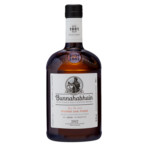 Bunnahabhain Fèis ìle 2018 whisky bottle