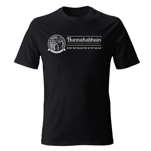 Grey Bunnahabhain unisex whisky t shirt