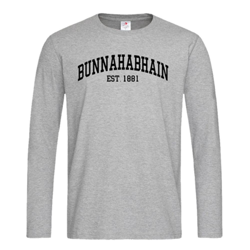 Black Bunnahabhain long sleeved t shirt